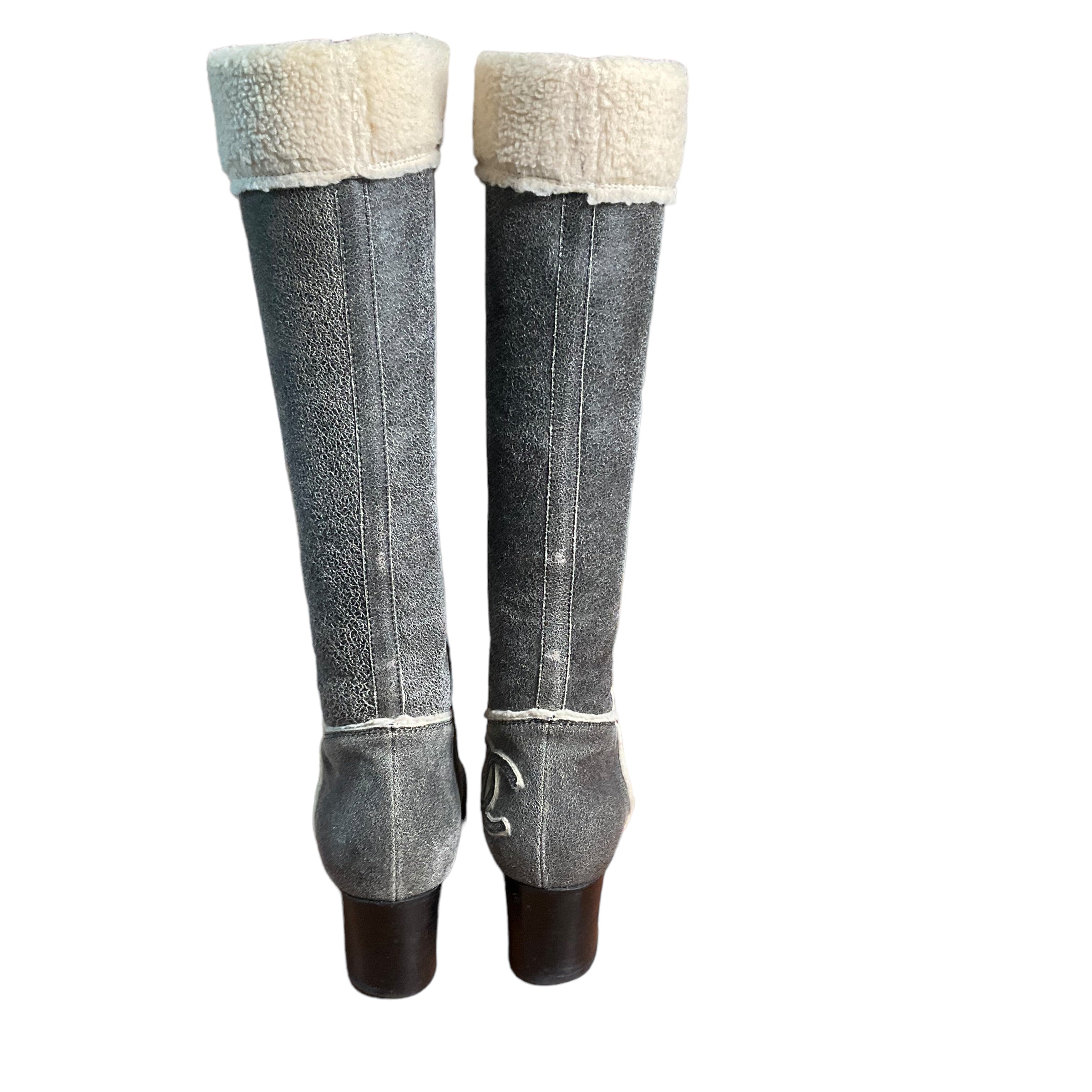 Chanel Shearling Boots. Size 38 – Chic To Chic Consignment