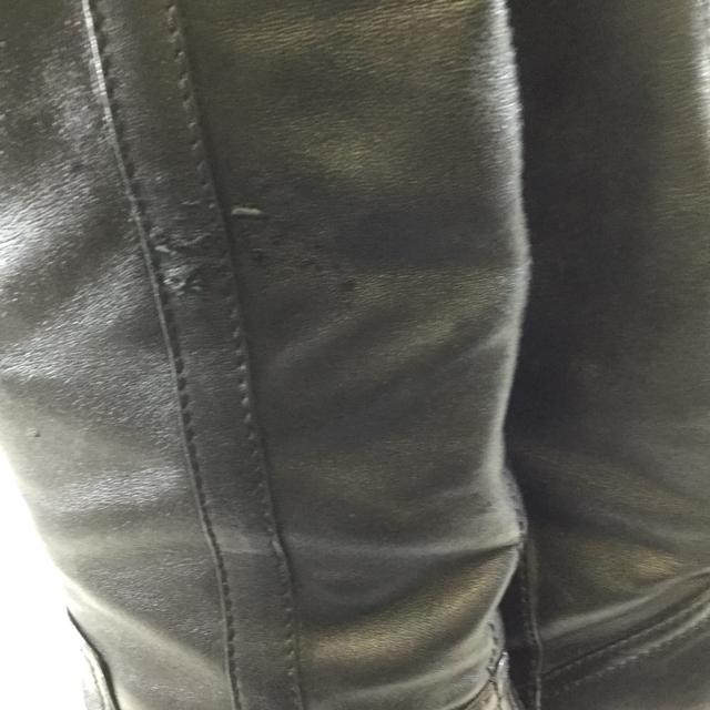 Chanel Mid-Thigh Leather Boots. Size 37.5 - shoesCHANEL37.5, Black, boots, CHANELChic To Chic Consignment